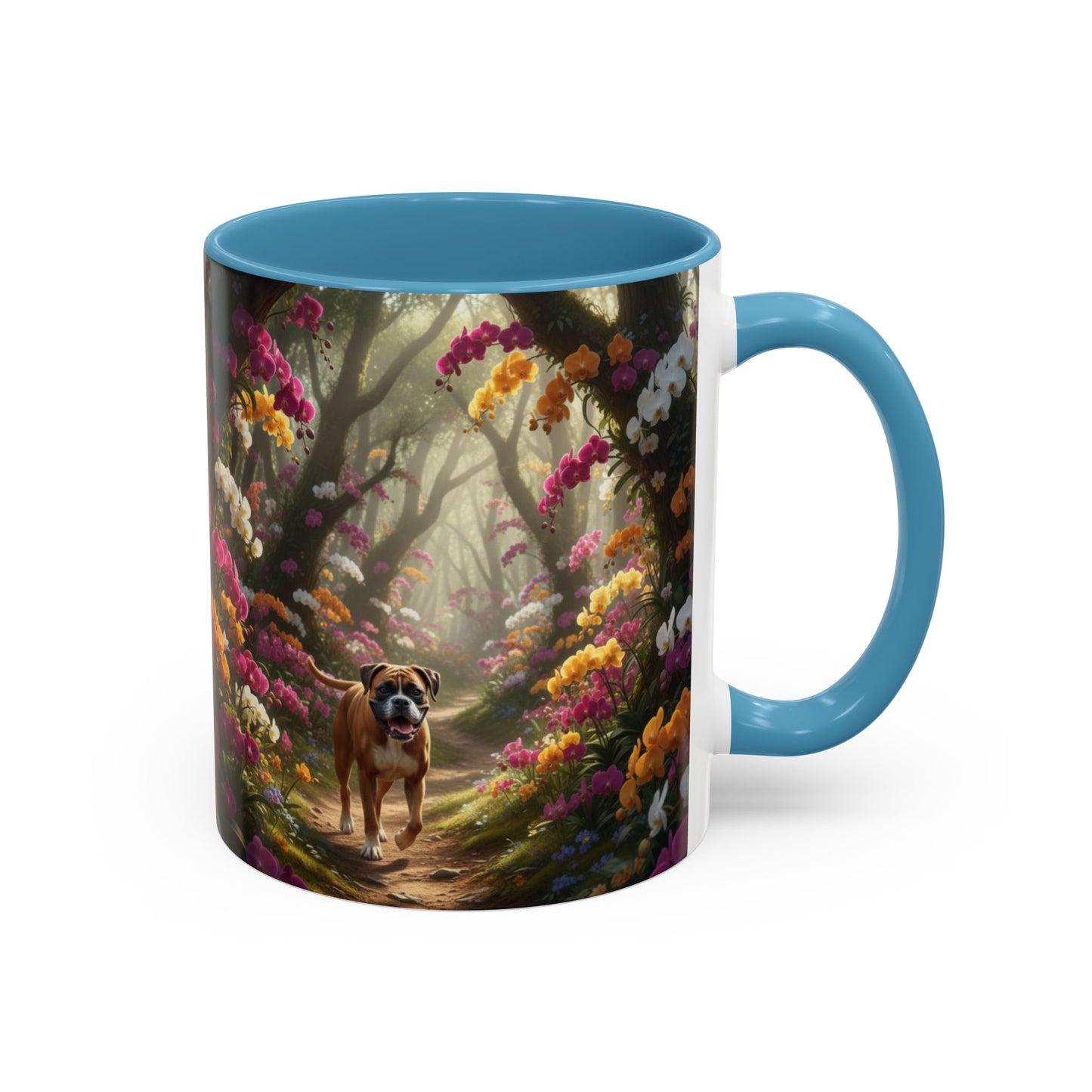 Boxer Accent Mug – Ceramic Coffee Cup