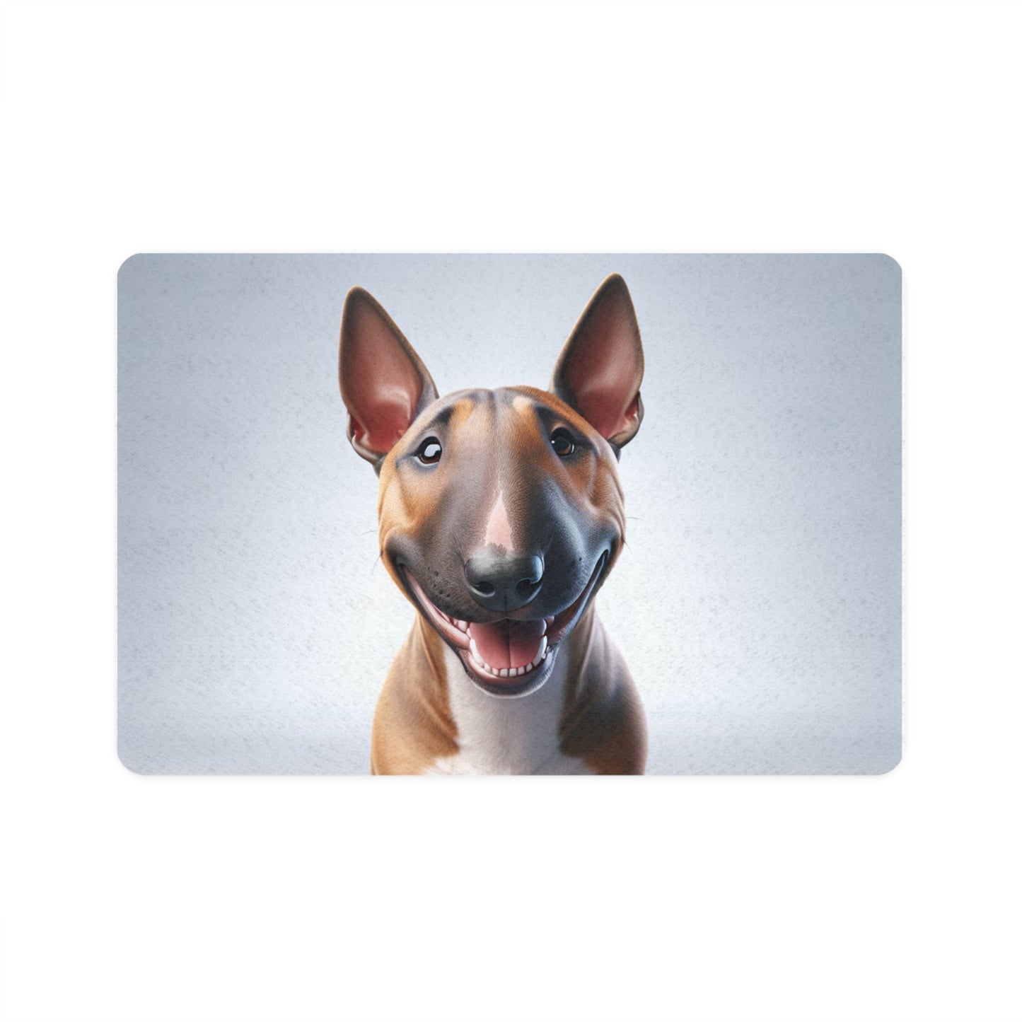 Pet Food Mat (12x18) - Miniature Bull Terrier