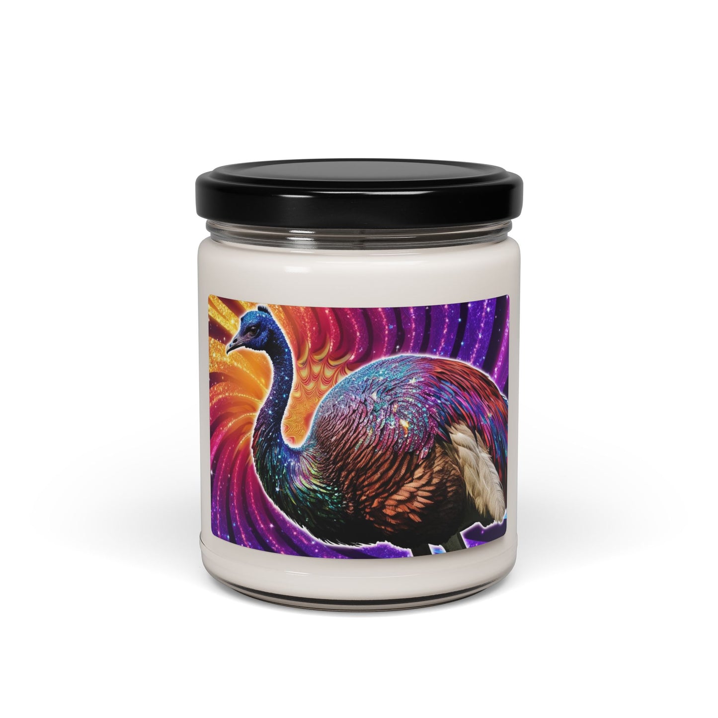 Glittery Emu- Scented Soy Candle, 9oz