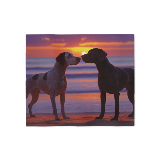 German Shorthaired Pointer Love Sweatshirt Blanket