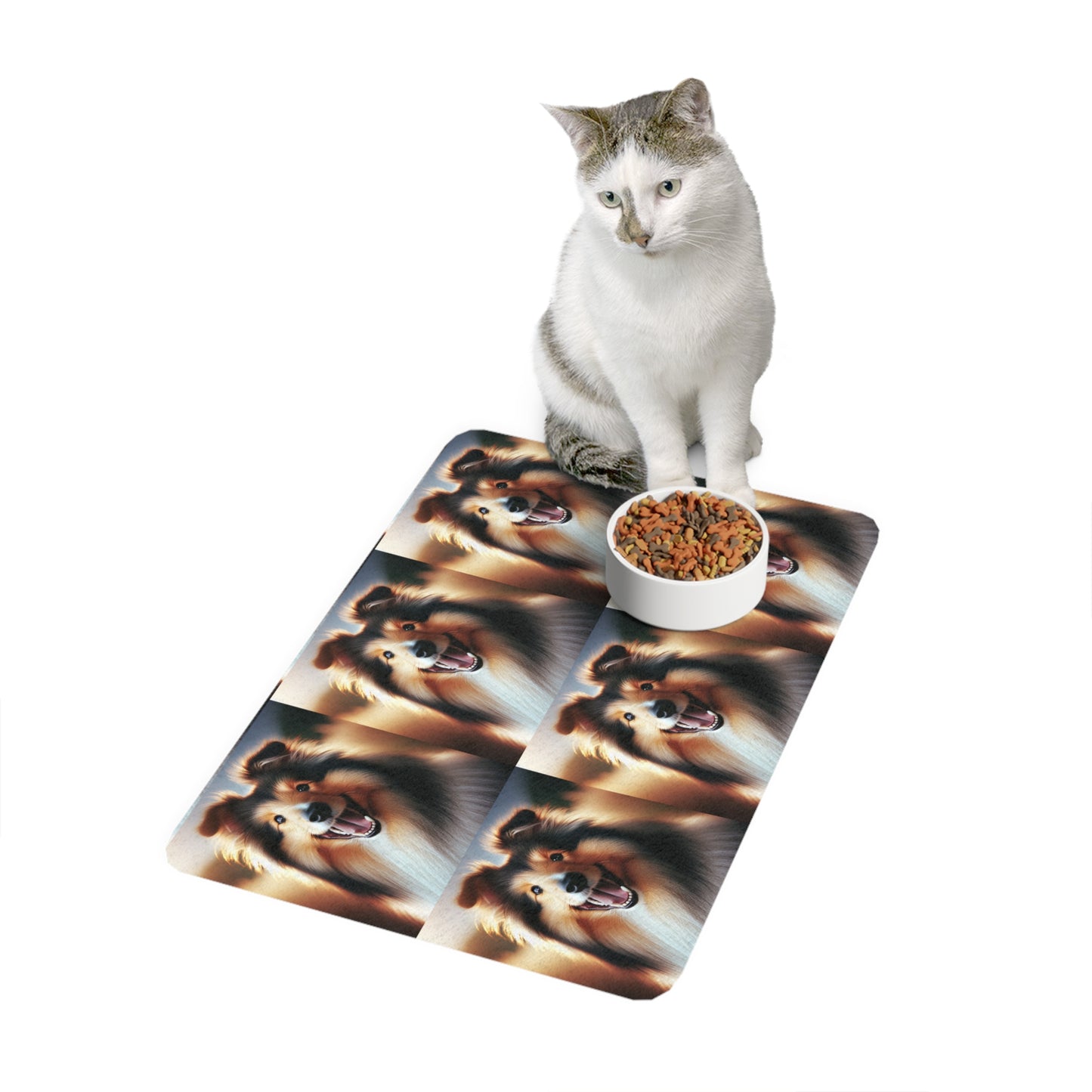 Pet Food Mat (12x18) - Collie