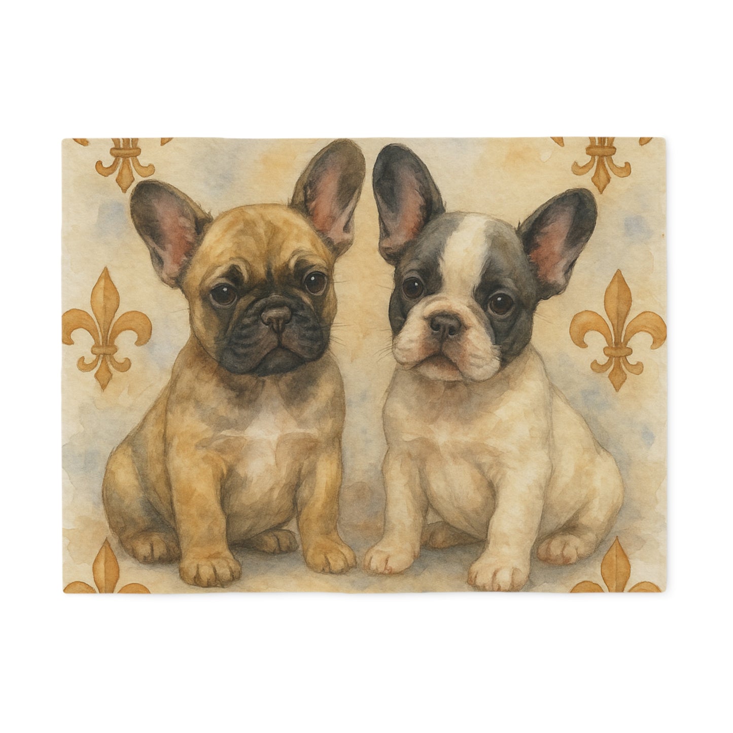 French Bulldog puppies Sweatshirt Blanket