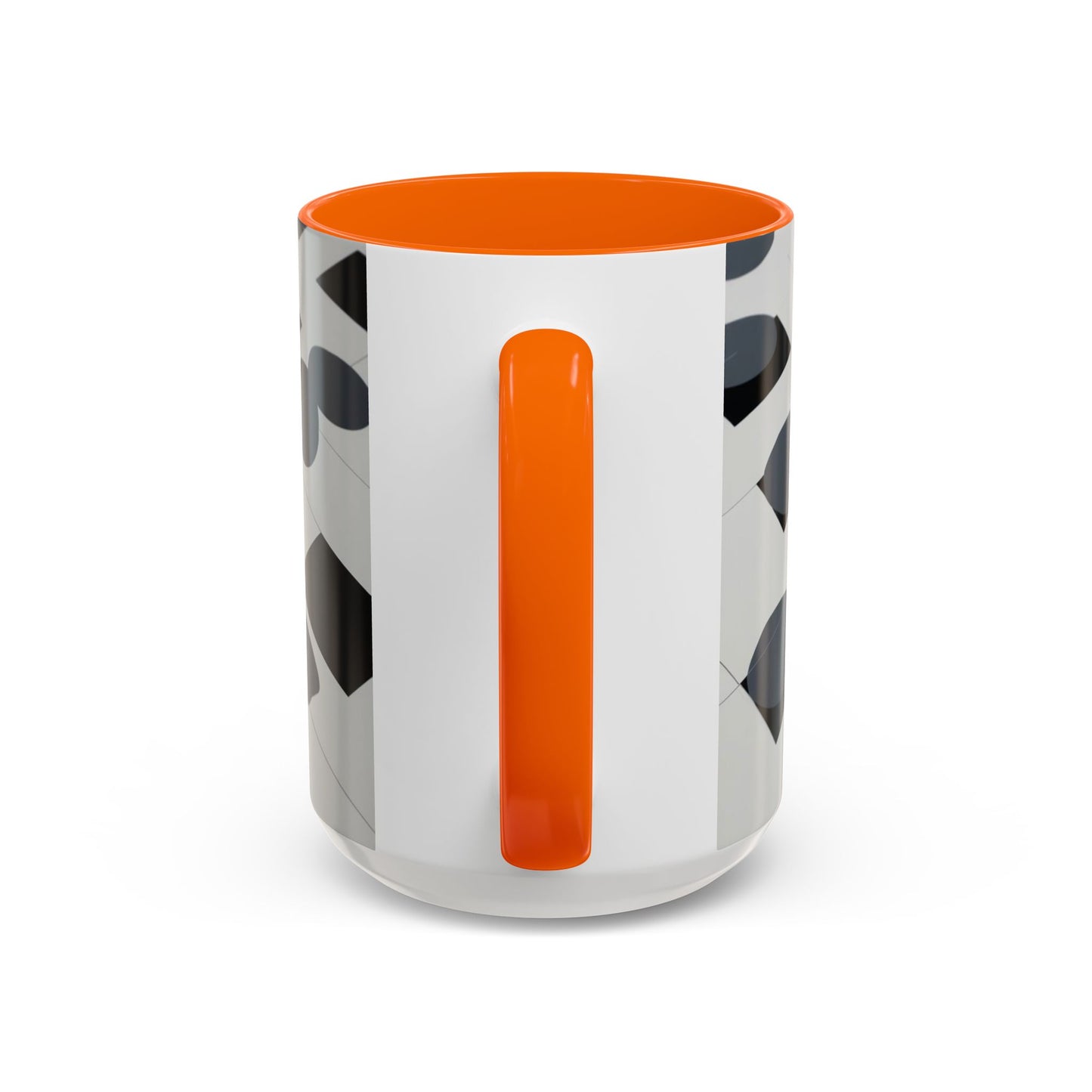 Optical Illusion Accent Mug – Ceramic Coffee Cup