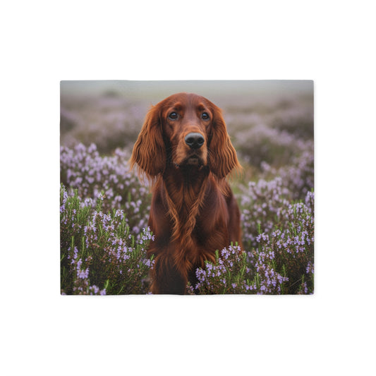 Irish Setter Sweatshirt Blanket