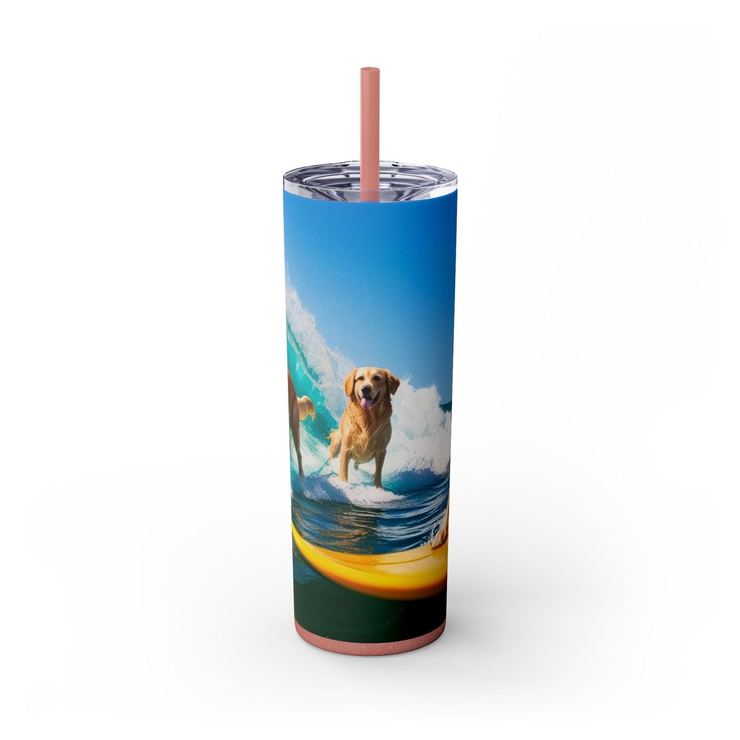 Surf Dogs Tumbler with Straw, 20oz