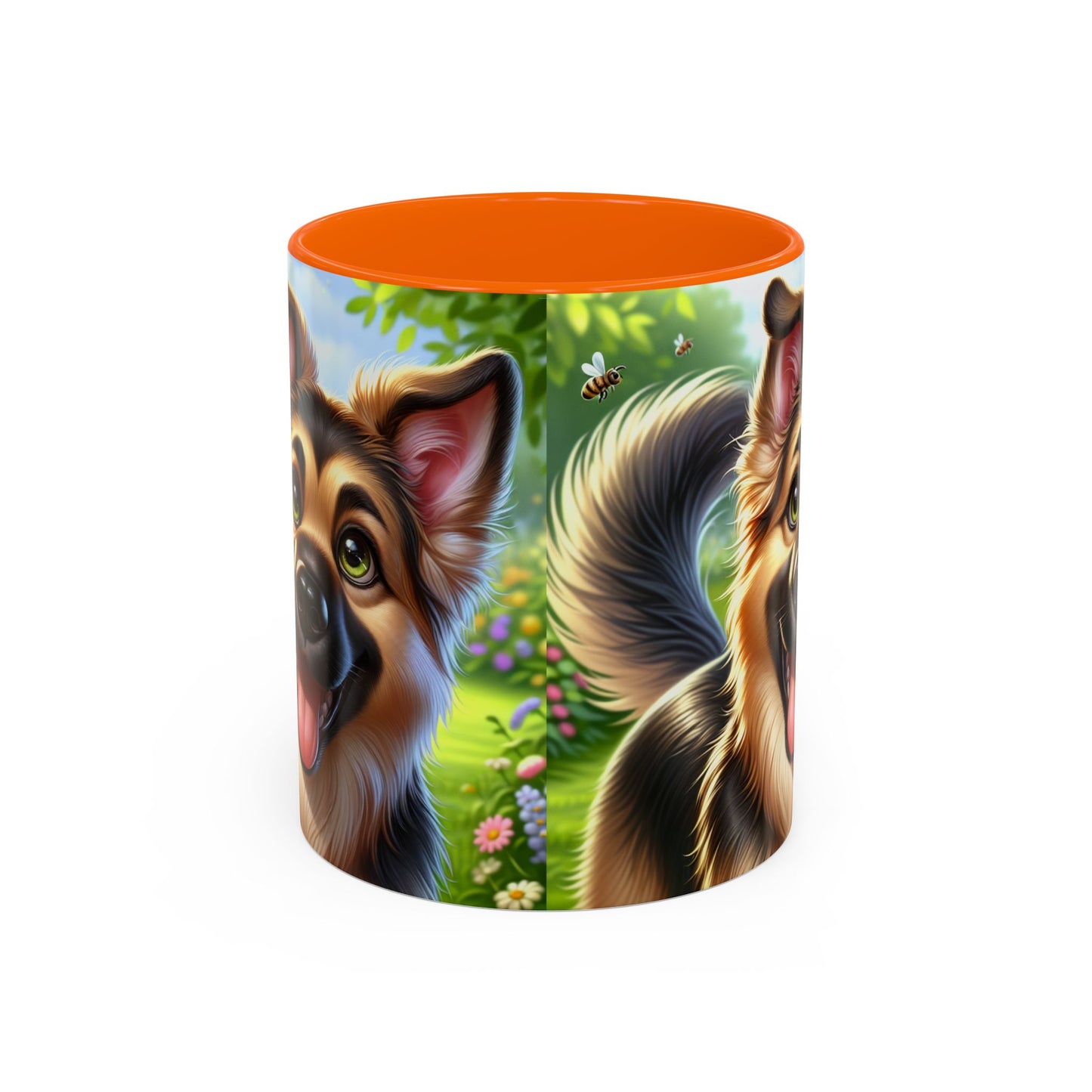 German Shepherd Accent Coffee Mug - Perfect Gift for Dog Lovers