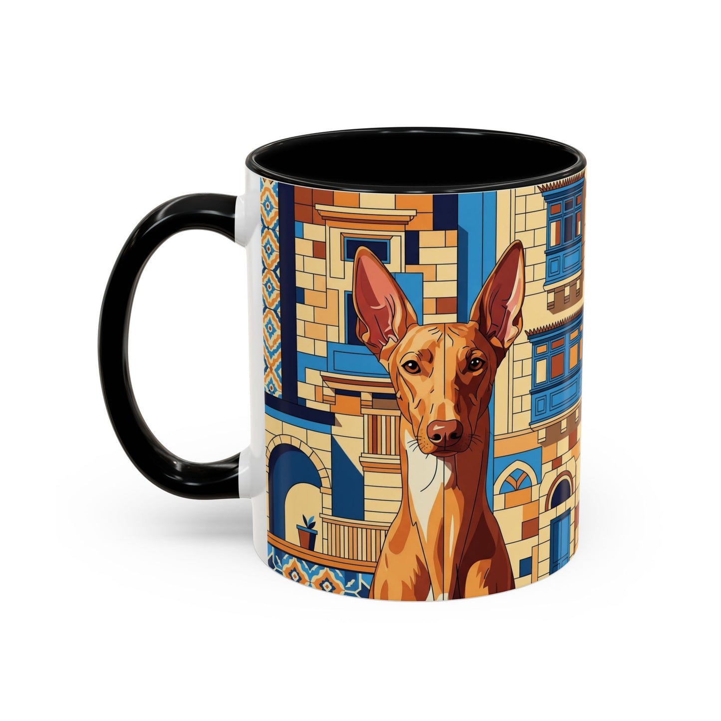 Taza de café con diseño de Pharaoh Hound: el regalo perfecto para los amantes de los perros.