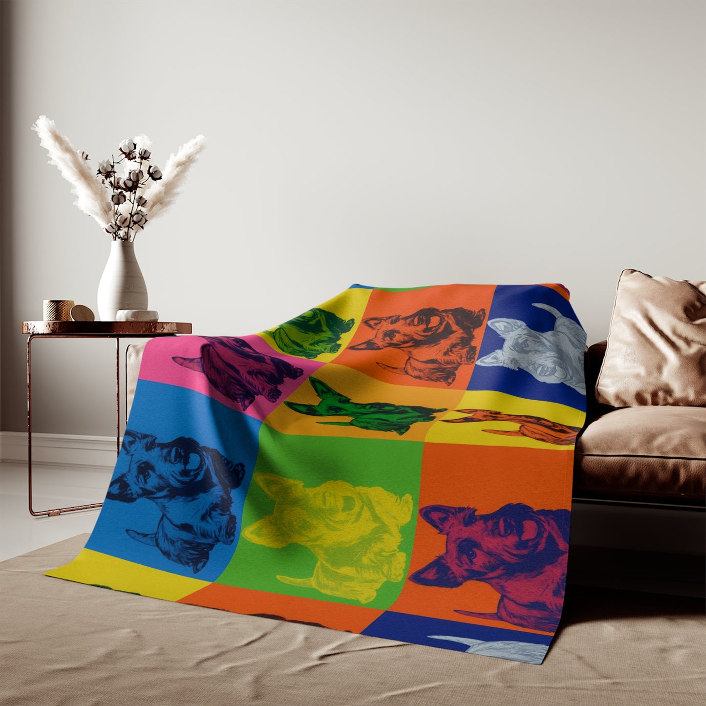 Scottish Terrier Sweatshirt Blanket