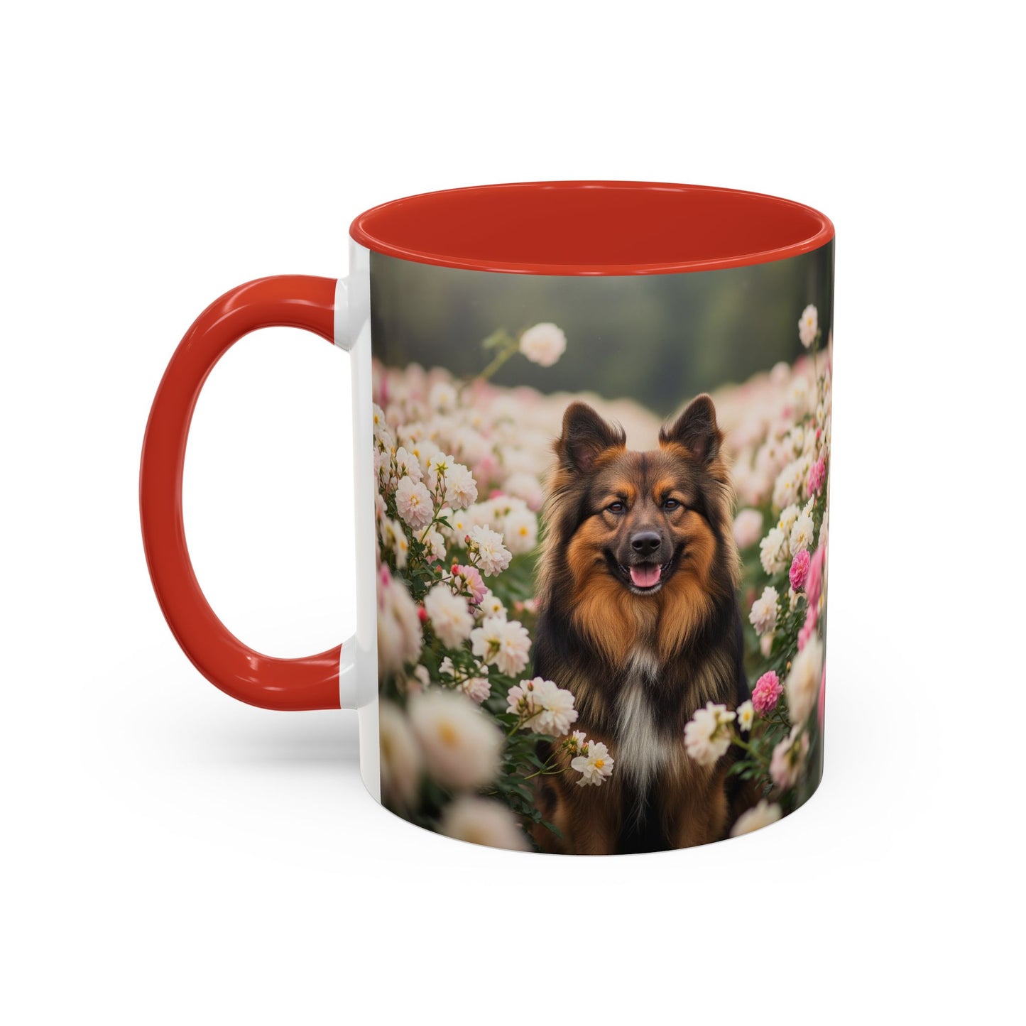 Bohemian Shepherd Accent Coffee Mug - Perfect Gift for Dog Lovers