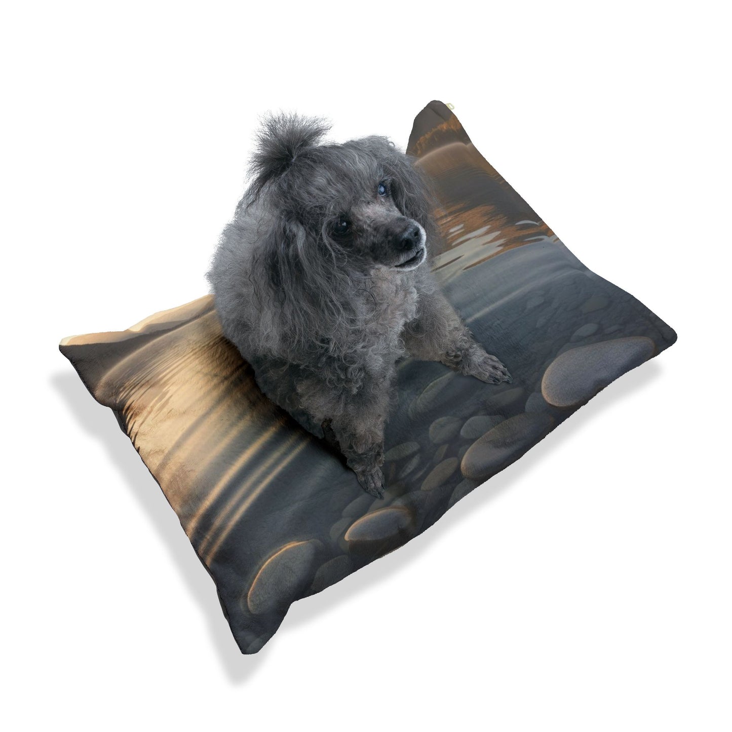 Ripple in a Mountain Lake Pet Bed