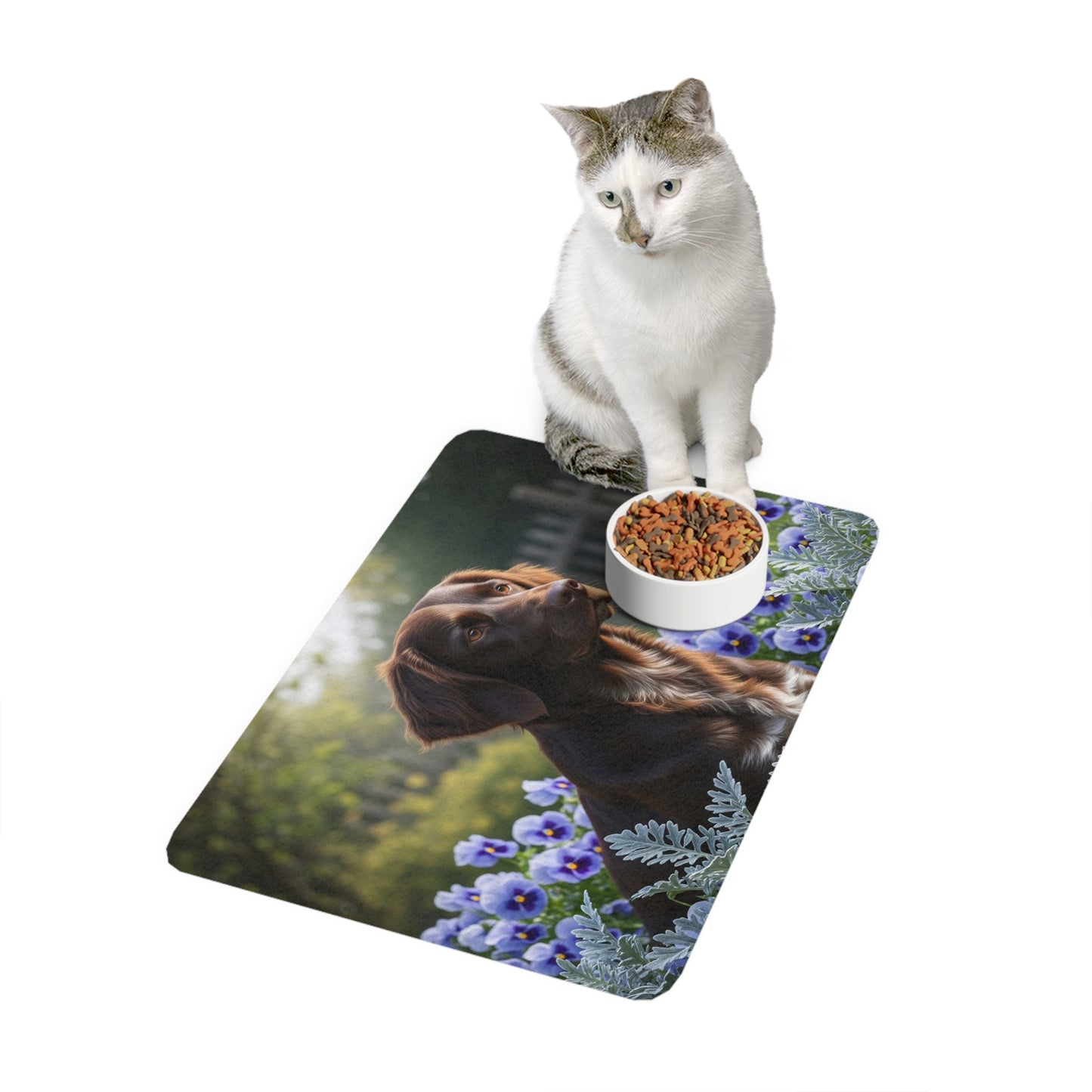 Pet Food Mat (12x18) - Small Munsterlander
