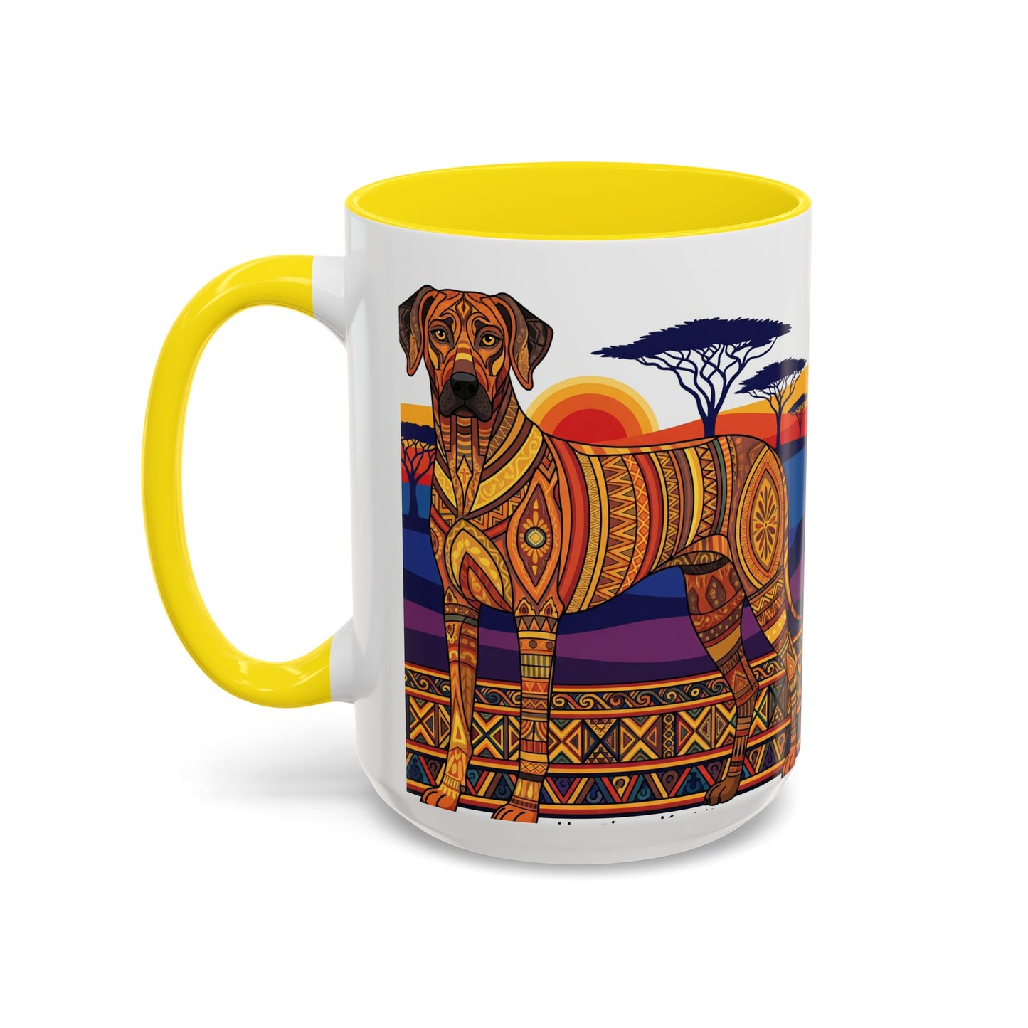 Taza de café con diseño de Rhodesian Ridgeback: el regalo perfecto para los amantes de los perros.
