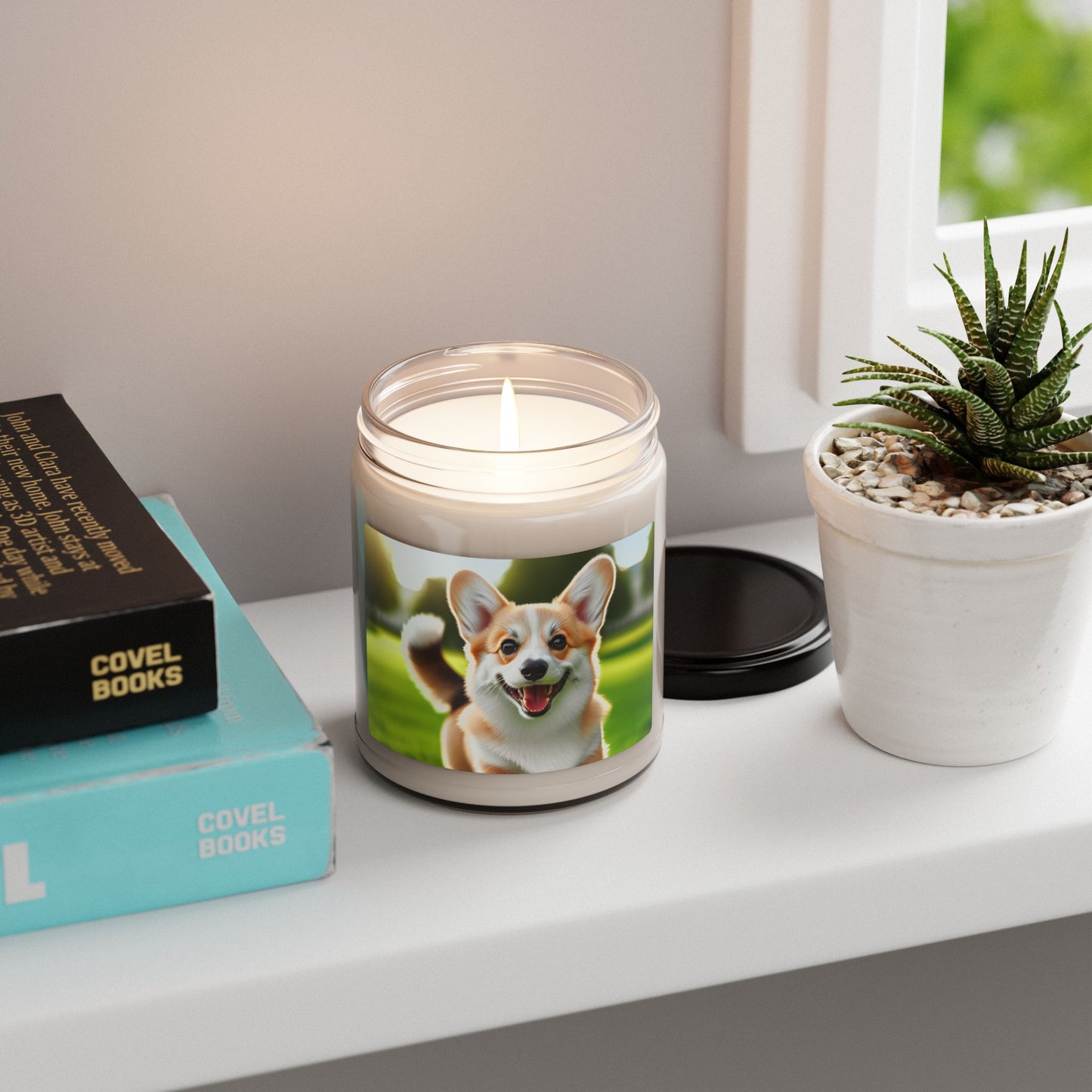 Welsh Corgi Cardigan- Scented Soy Candle, 9oz