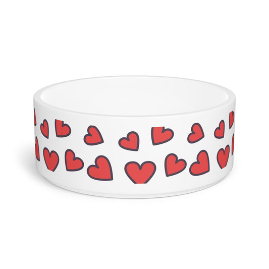 Hearts Pet Bowl
