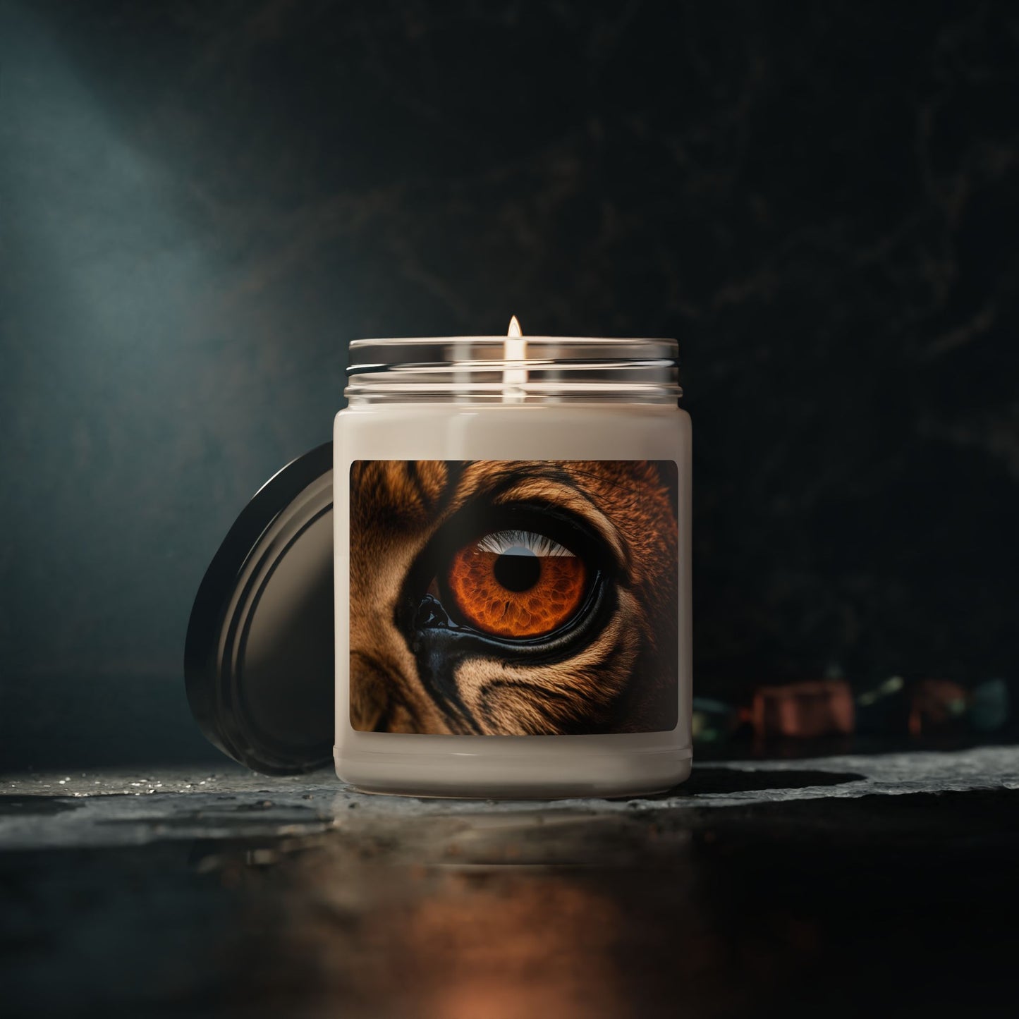 Close Up of a Lion's Eye- Scented Soy Candle, 9oz