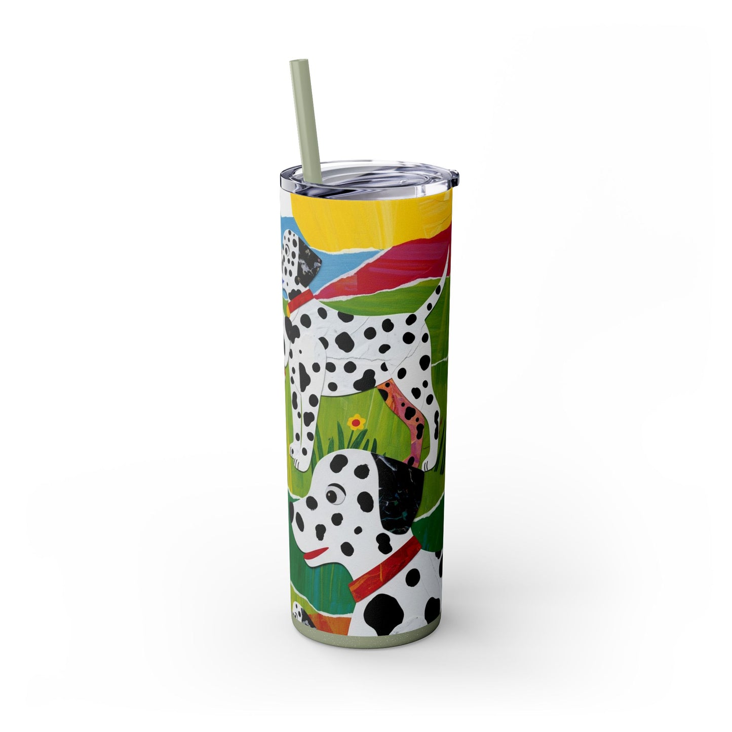 Gobelet isotherme Dalmatien avec paille, 590 ml