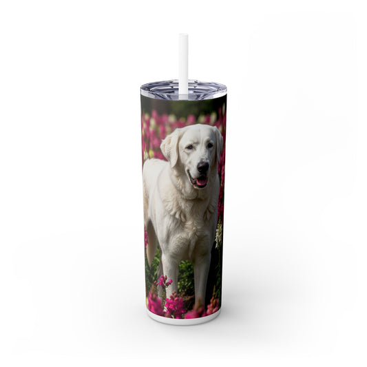 Estrela Mountain Dog Tumbler with Straw, 20oz