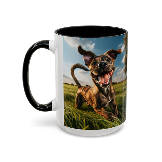 Treeing Tennessee Brindle Accent Coffee Mug - Perfect Gift for Dog Lovers