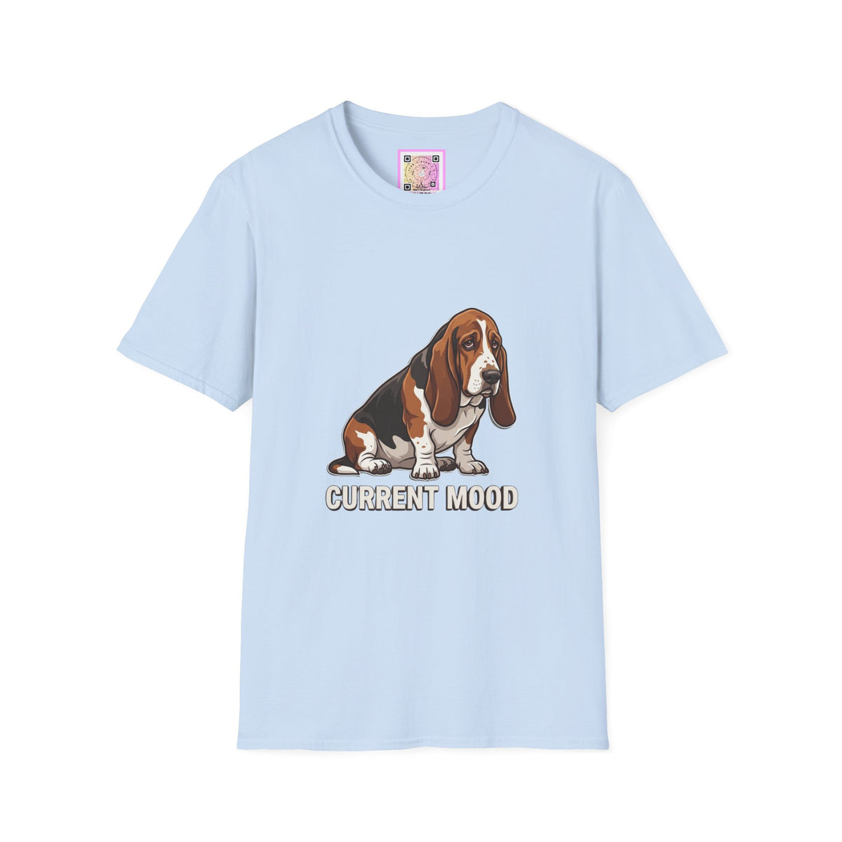 Basset Hound Current Mood Tee Shirt