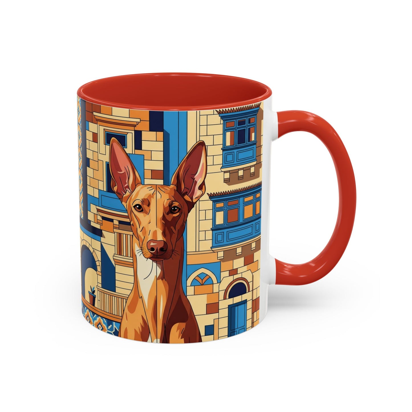 Taza de café con diseño de Pharaoh Hound: el regalo perfecto para los amantes de los perros.