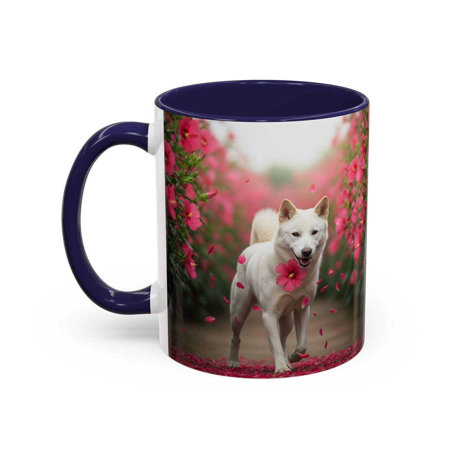 Taza de café con diseño de perro Jindo coreano: el regalo perfecto para los amantes de los perros.