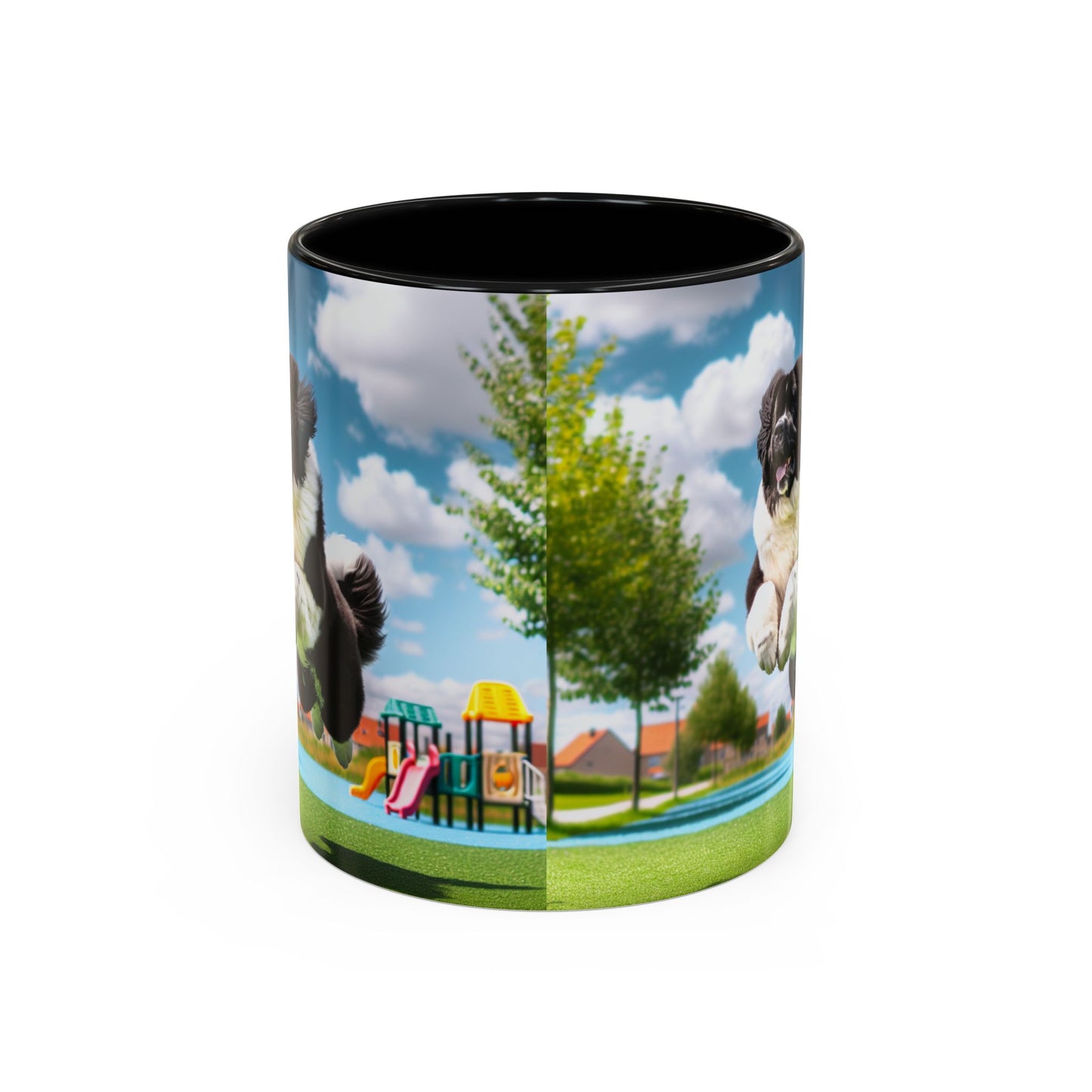 Taza de café con acento Landseer: el regalo perfecto para los amantes de los perros