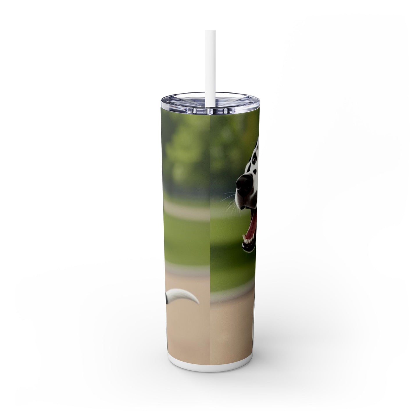 Skinny Tumbler with Straw – 20 oz Stainless Steel Cup