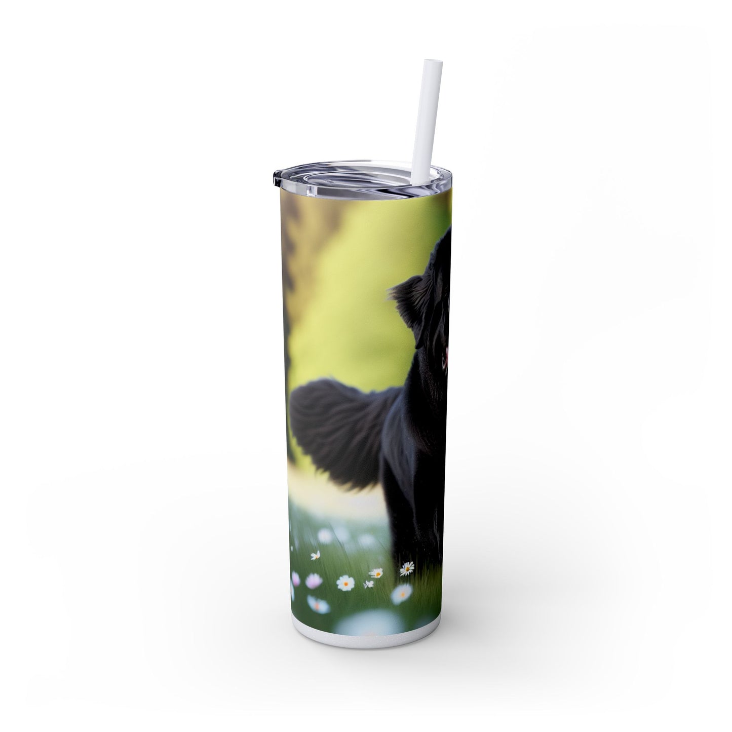 Newfoundland Skinny Tumbler with Straw, 20oz