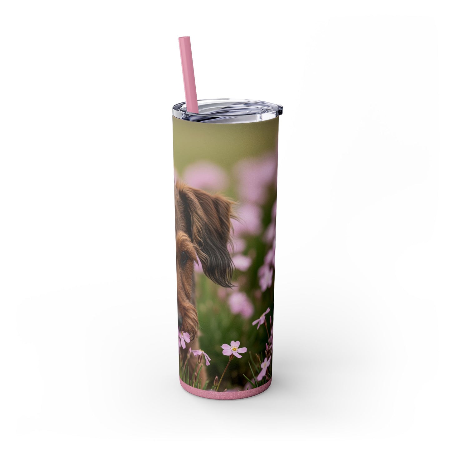 Gobelet isotherme Cesky Terrier avec paille, 590 ml