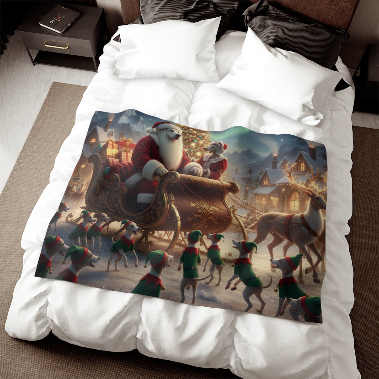Santa's Sleigh Blanket