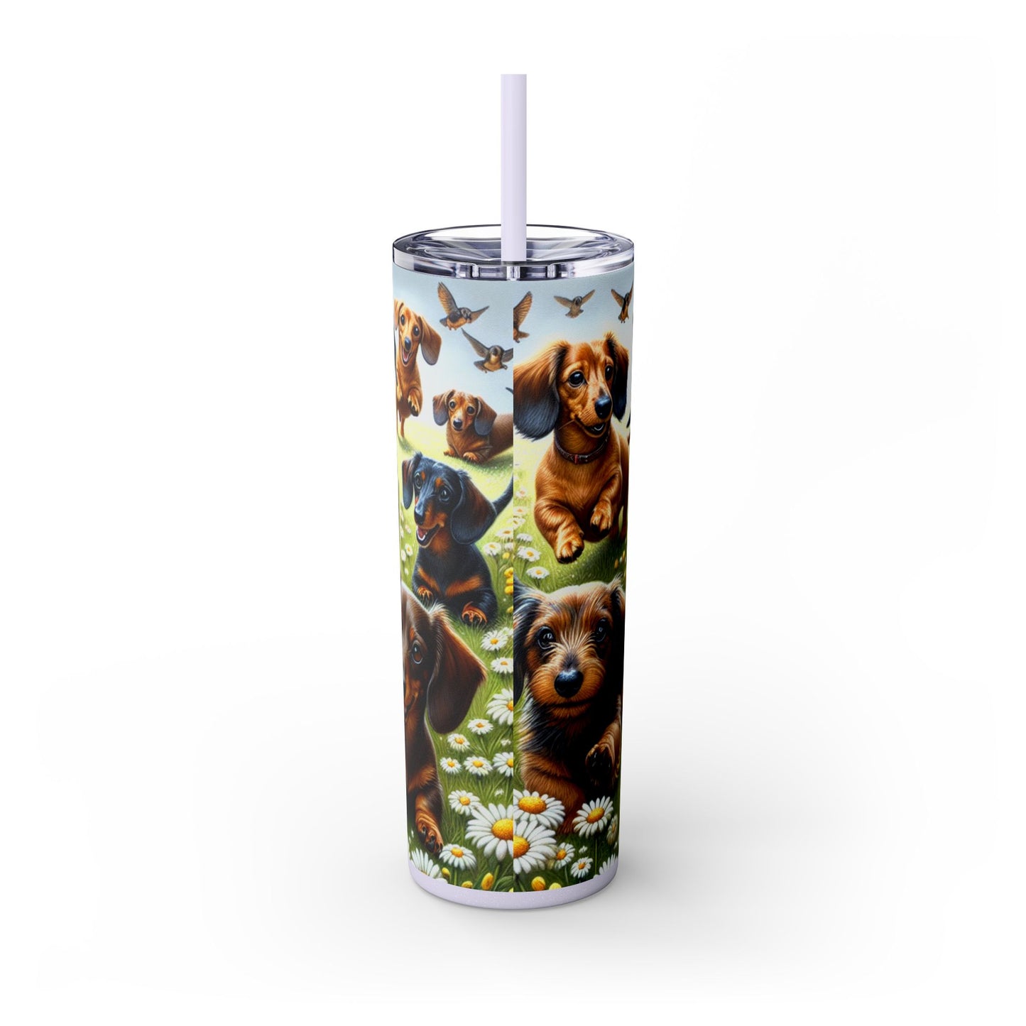 Dachshund with Straw, 20oz