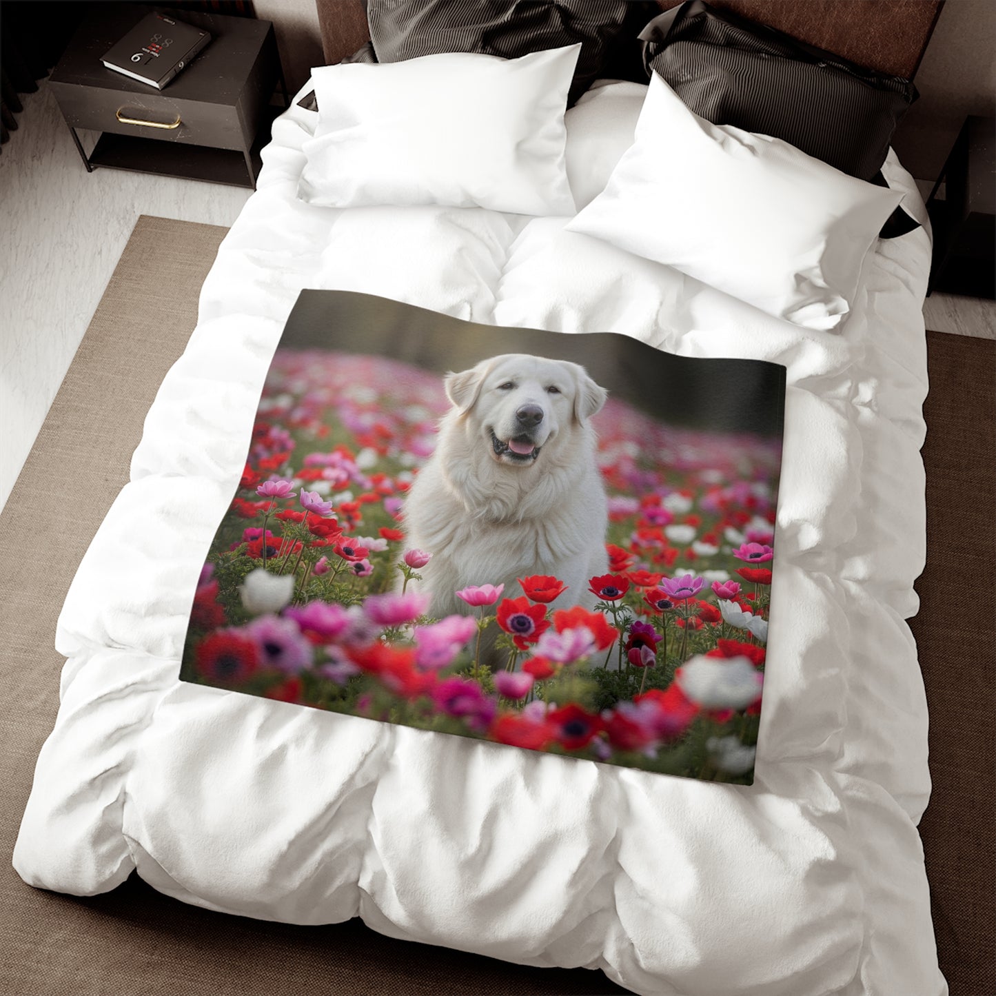 Maremma Sheepdog Sweatshirt Blanket
