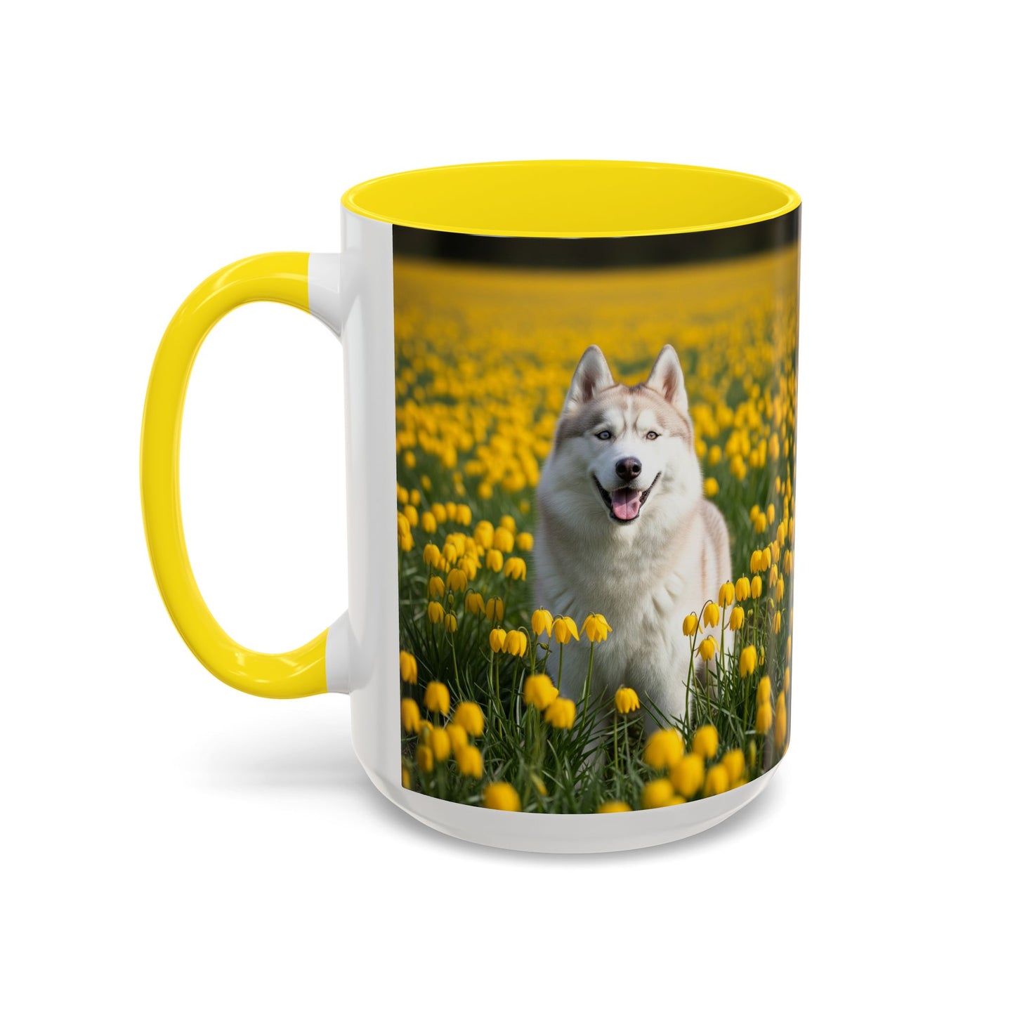 Mug à café avec motif Husky de Sibérie - Le cadeau idéal pour les amoureux des chiens