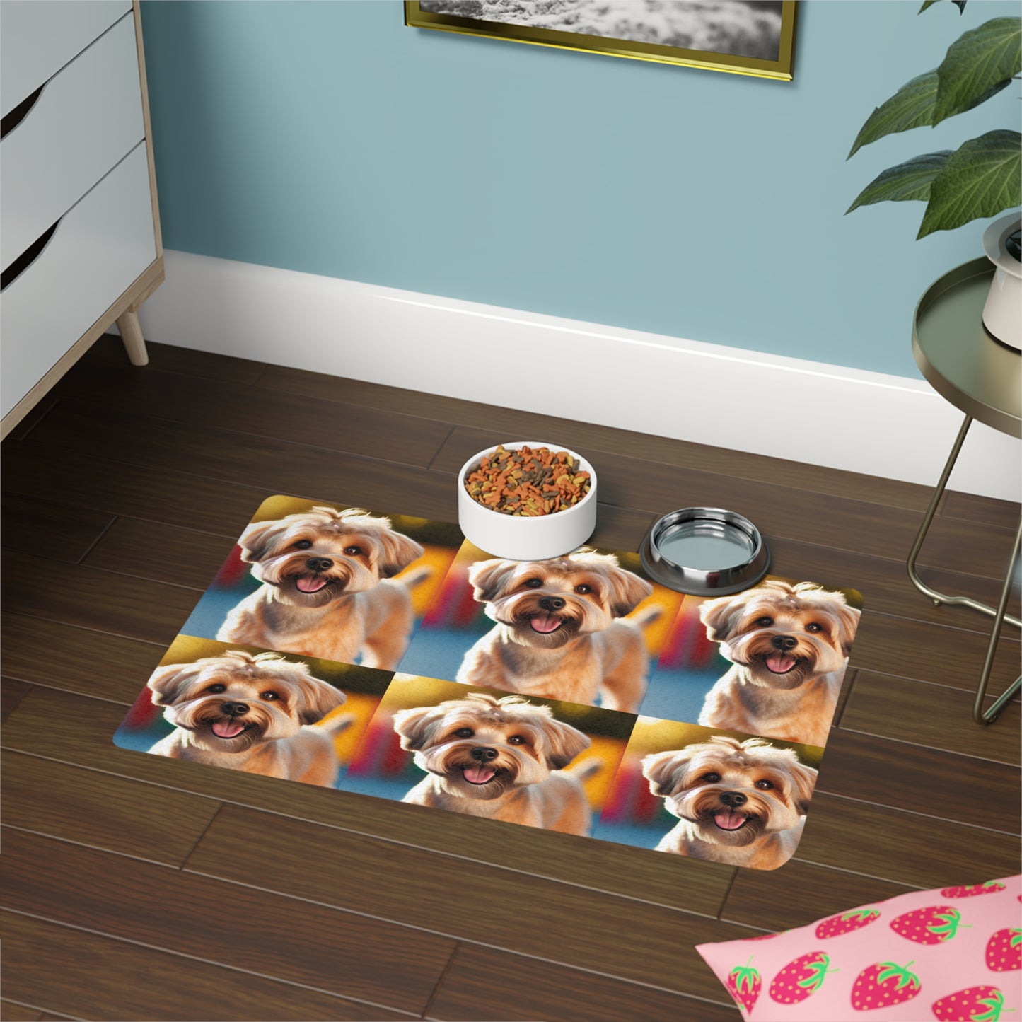 Pet Food Mat (12x18) - Dandie Dinmont Terrier