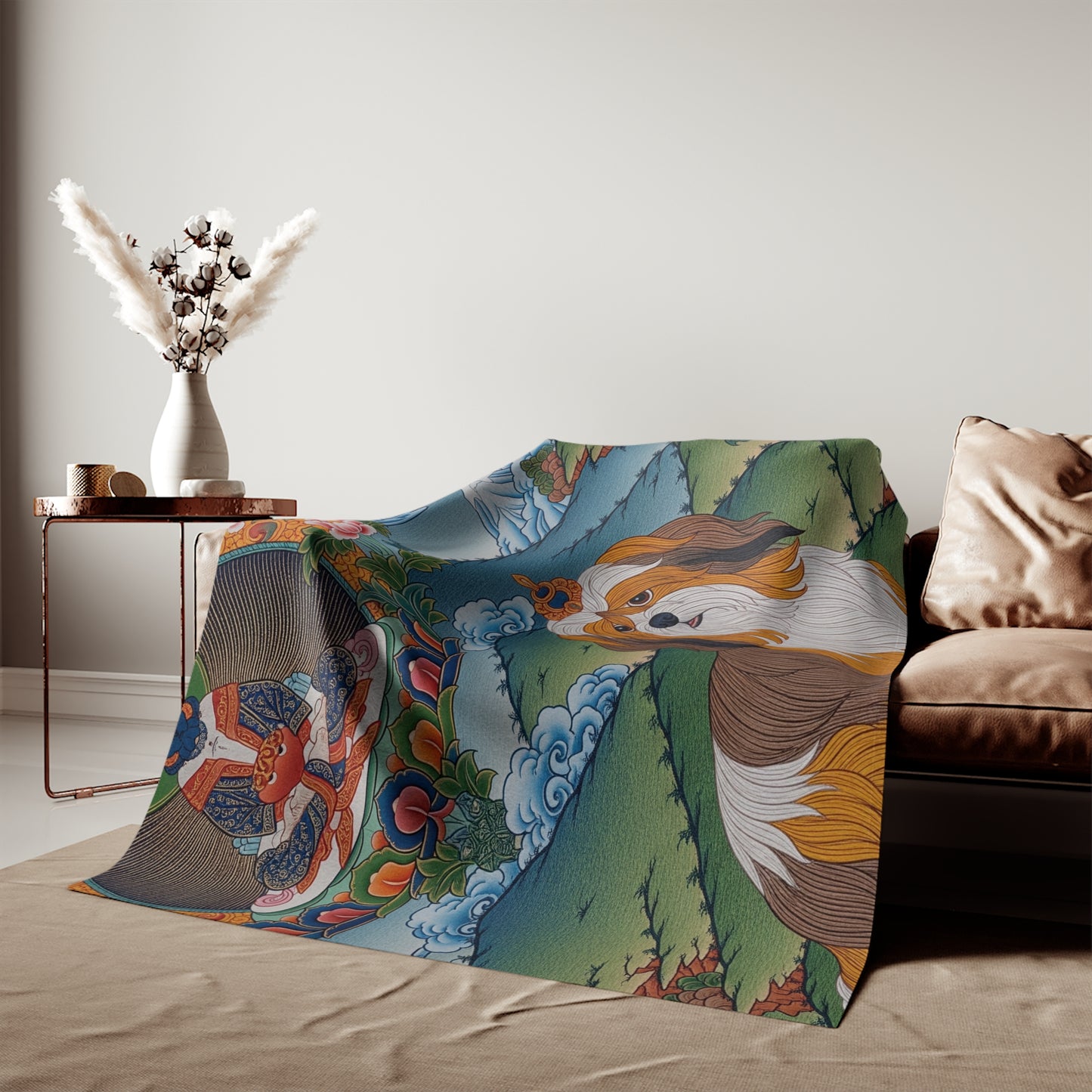 Lhasa Apso Sweatshirt Blanket