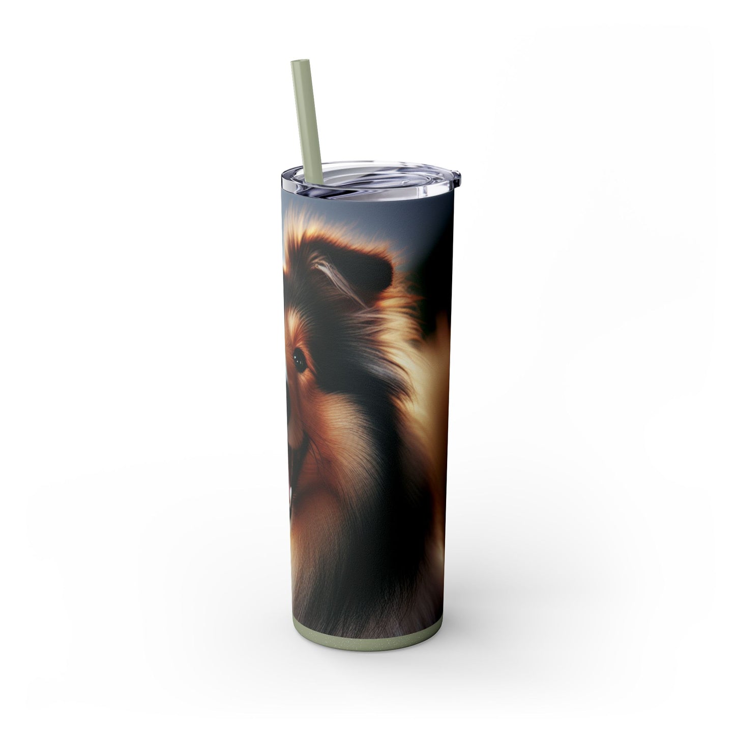 Vaso Collie con pajita, 20 oz