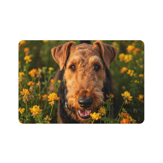 Pet Food Mat (12x18) - Airedale Terrier