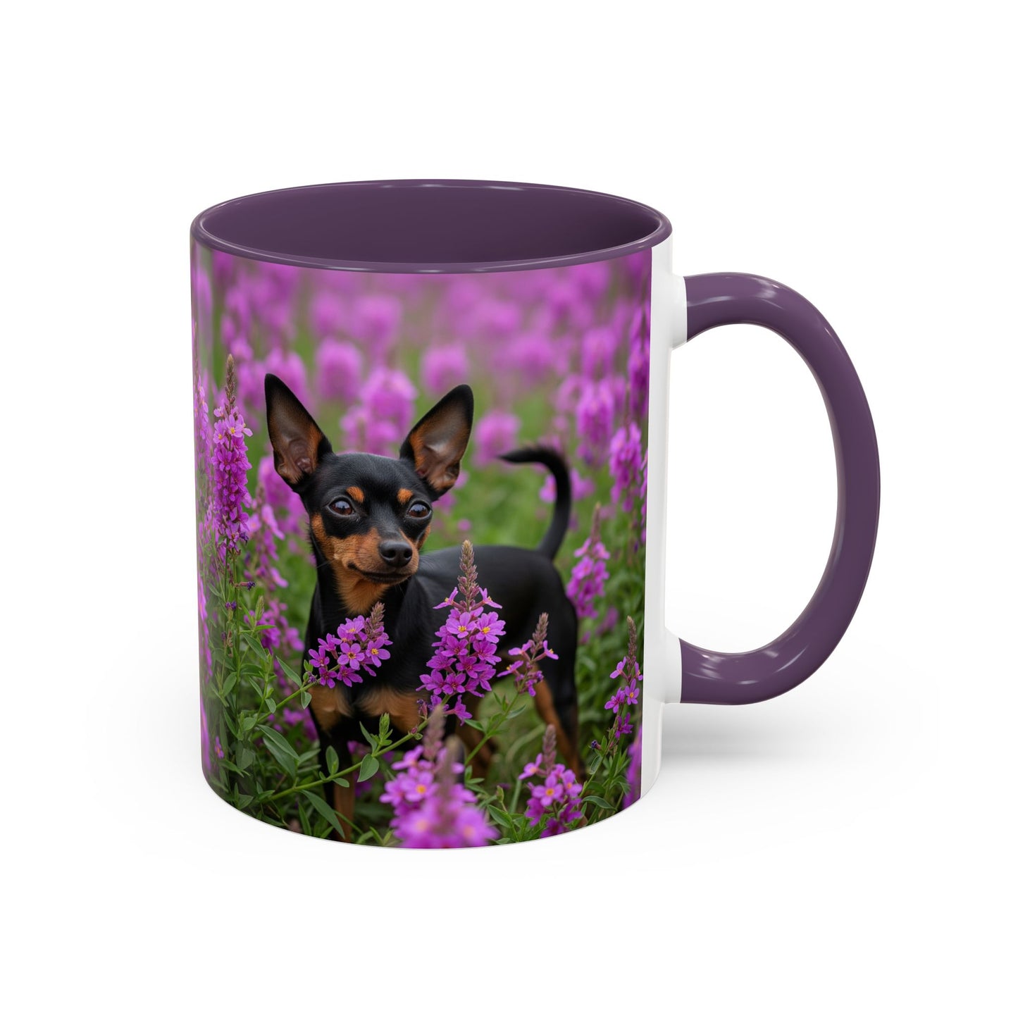 English Toy Terrier Accent Coffee Mug - Perfect Gift for Dog Lovers