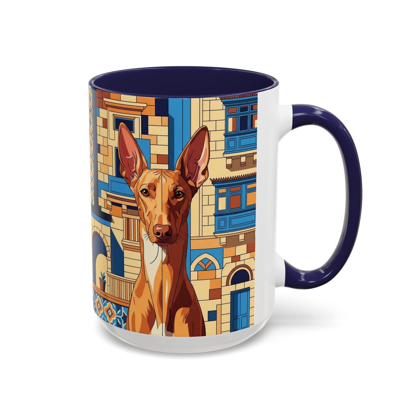 Taza de café con diseño de Pharaoh Hound: el regalo perfecto para los amantes de los perros.