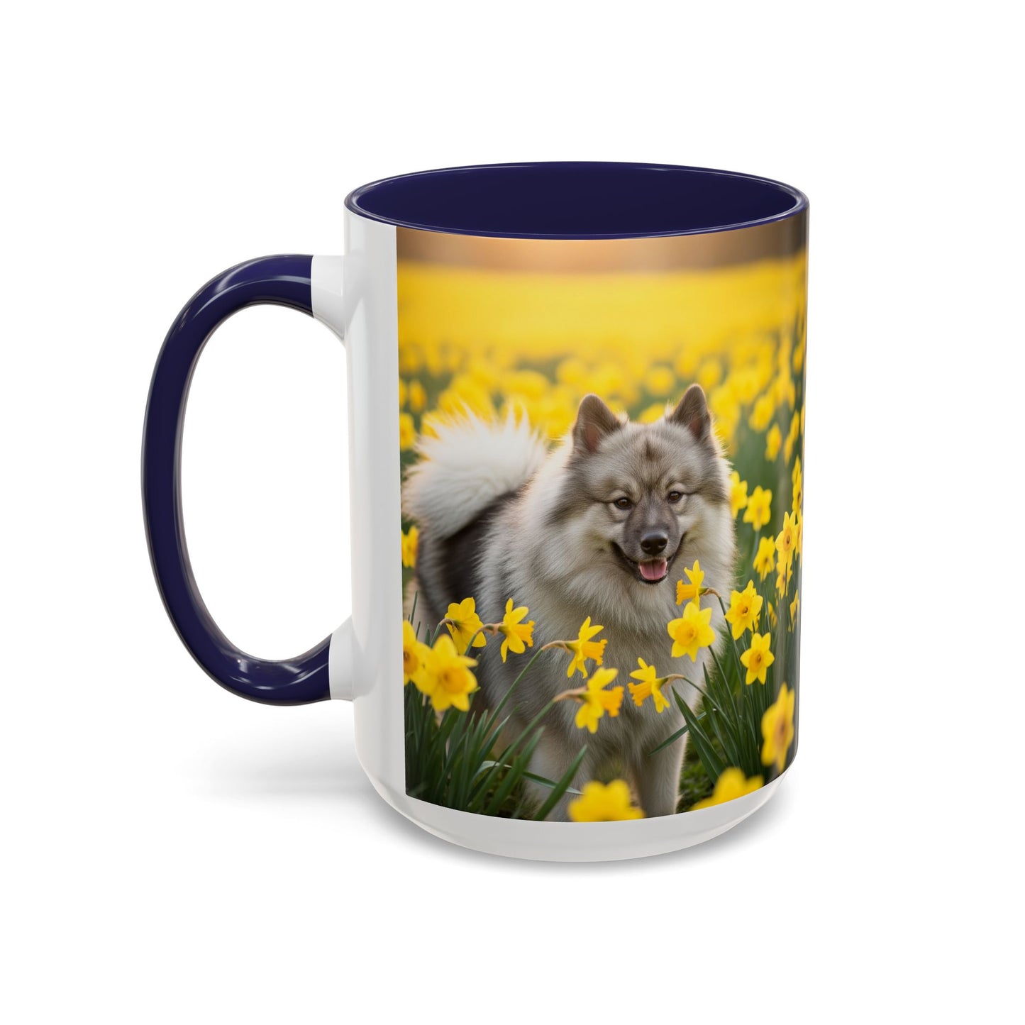 Taza con detalles de Keeshond: el regalo perfecto para los amantes de los perros