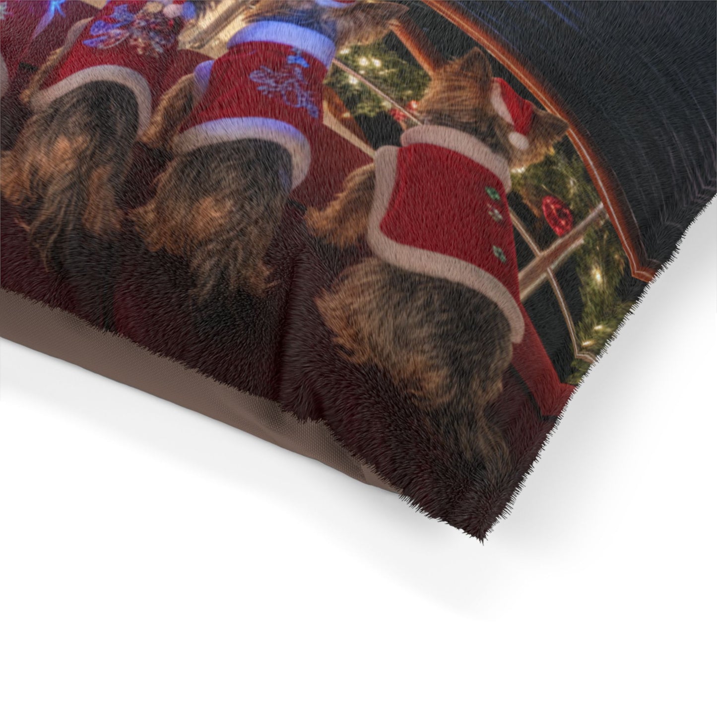 Holiday Boat Parade Pet Bed