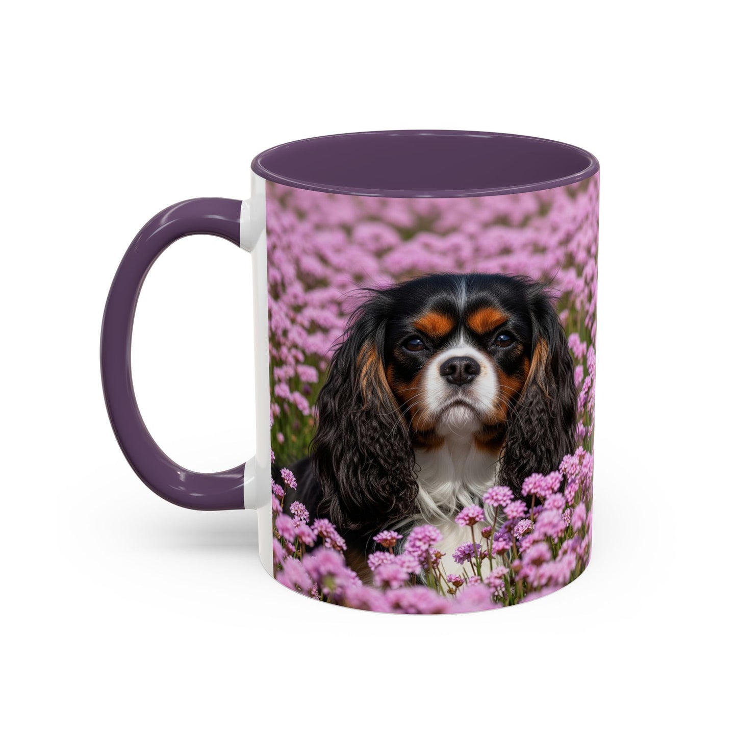 Taza de café con detalles de King Charles Spaniel: el regalo perfecto para los amantes de los perros.