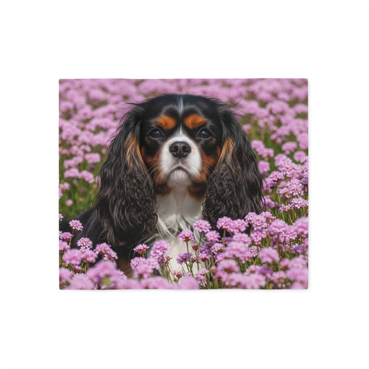 King Charles Spaniel Sweatshirt Blanket