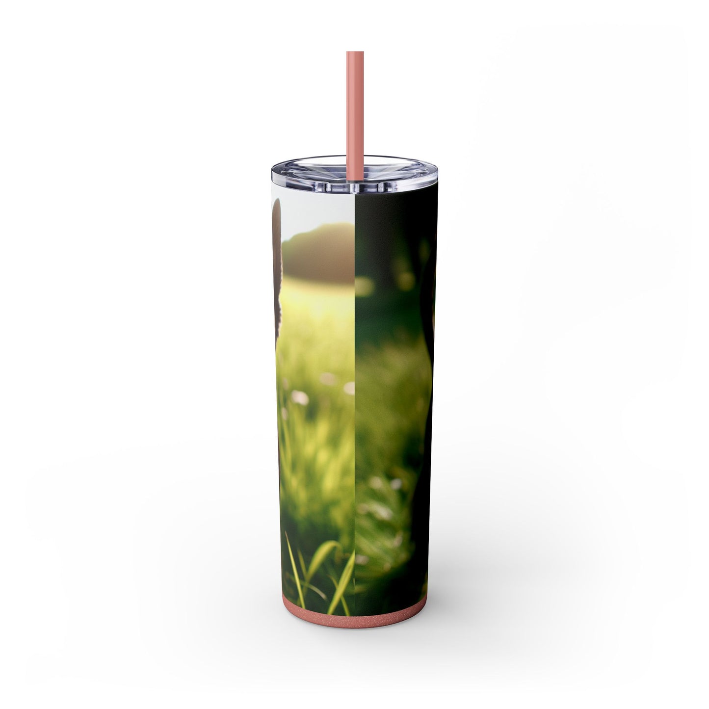 Scottish Terrier Skinny Tumbler with Straw, 20oz