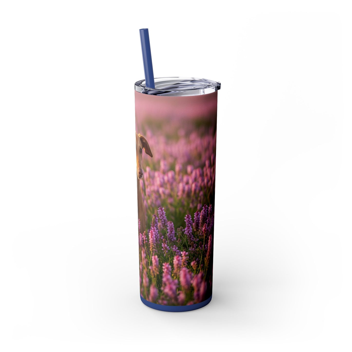 Skinny Tumbler with Straw – 20 oz Stainless Steel Cup