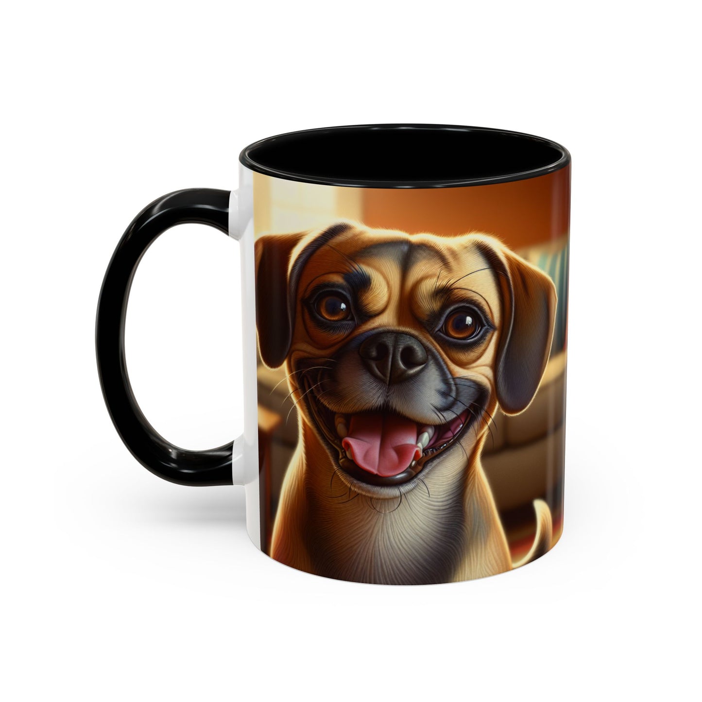 Taza de café con detalles de Puggle: el regalo perfecto para los amantes de los perros
