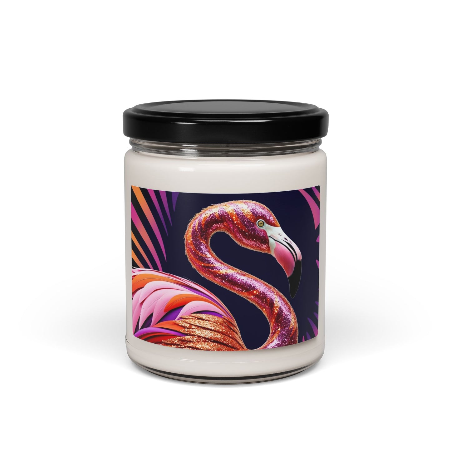 Psychedelic Flamingo- Scented Soy Candle, 9oz