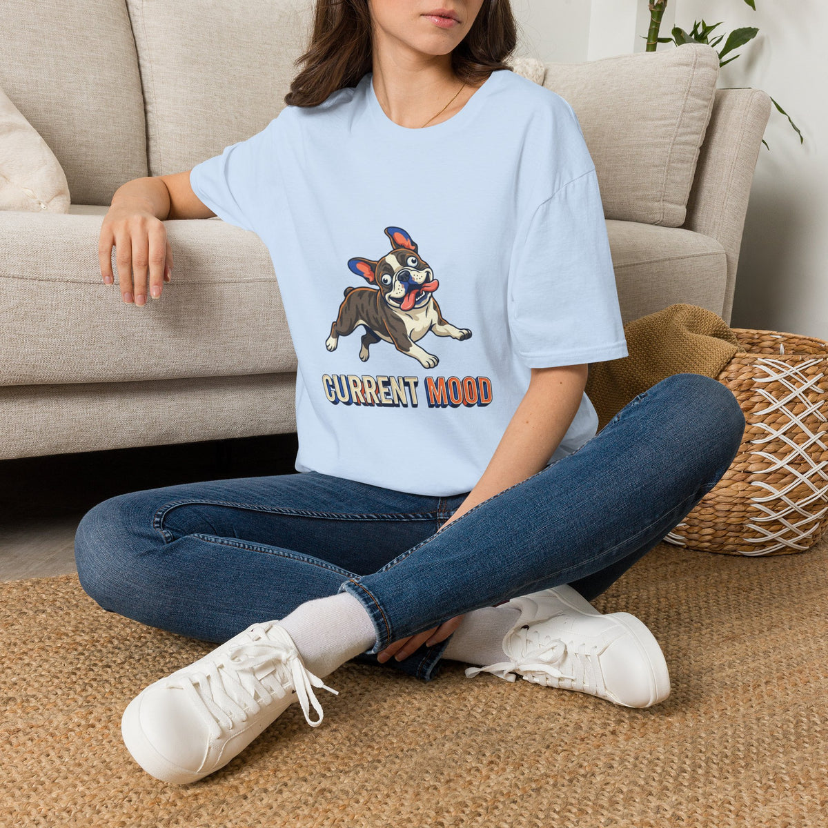 French Bulldog Current Mood Tee Shirt