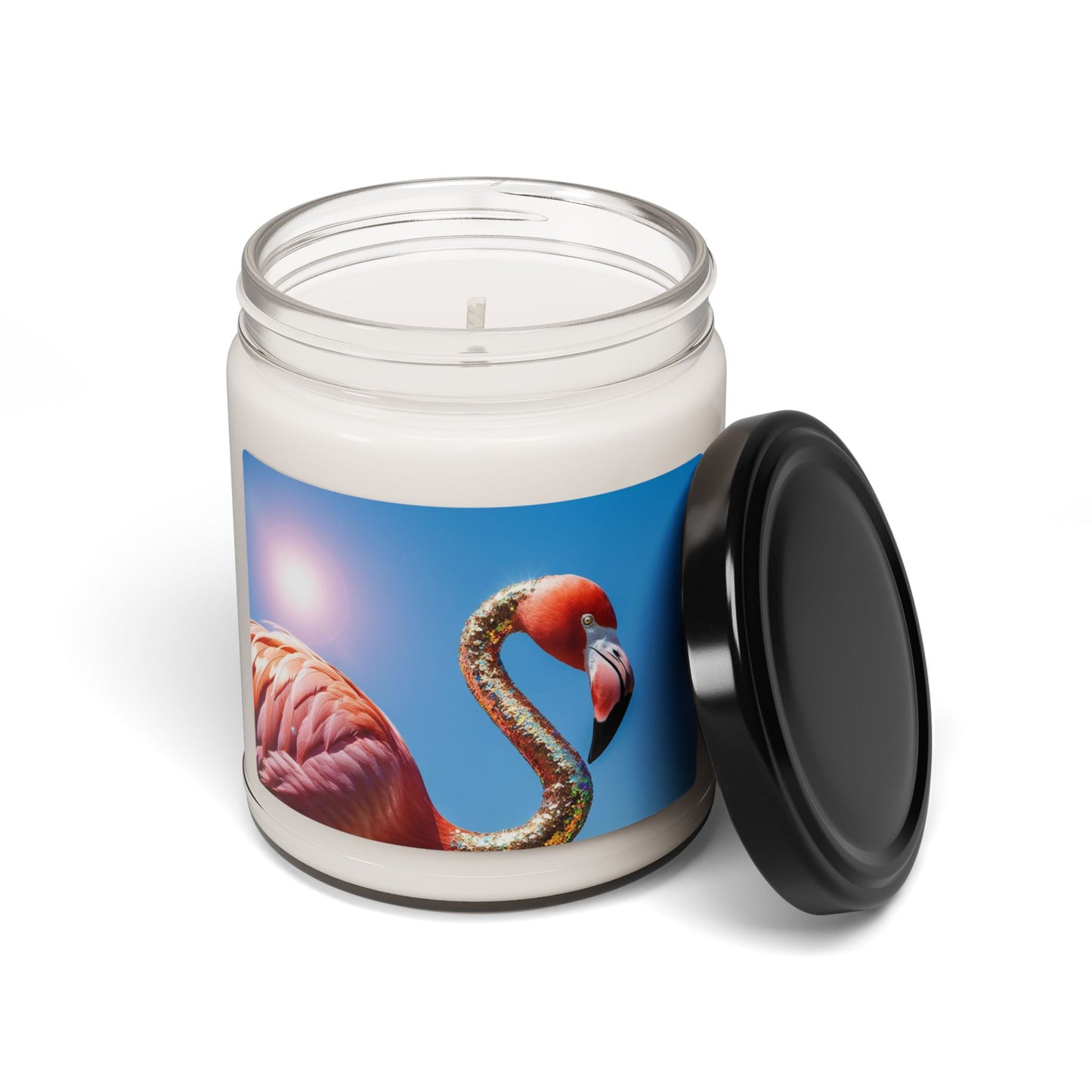 Rainbow Flamingo- Scented Soy Candle, 9oz