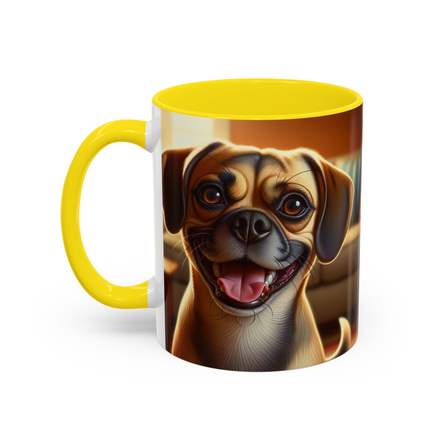 Taza de café con detalles de Puggle: el regalo perfecto para los amantes de los perros